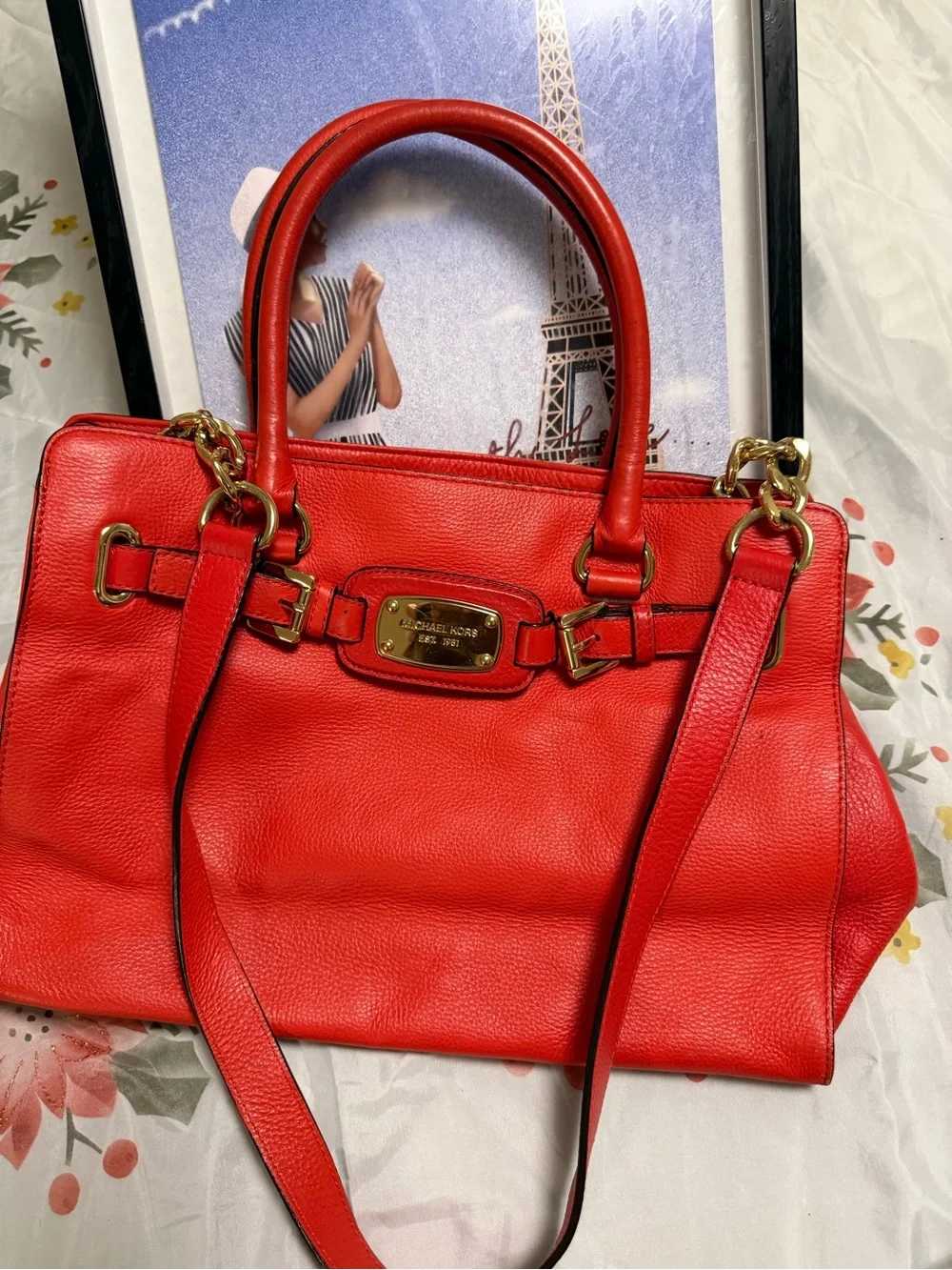 Michael Kors structured satchel